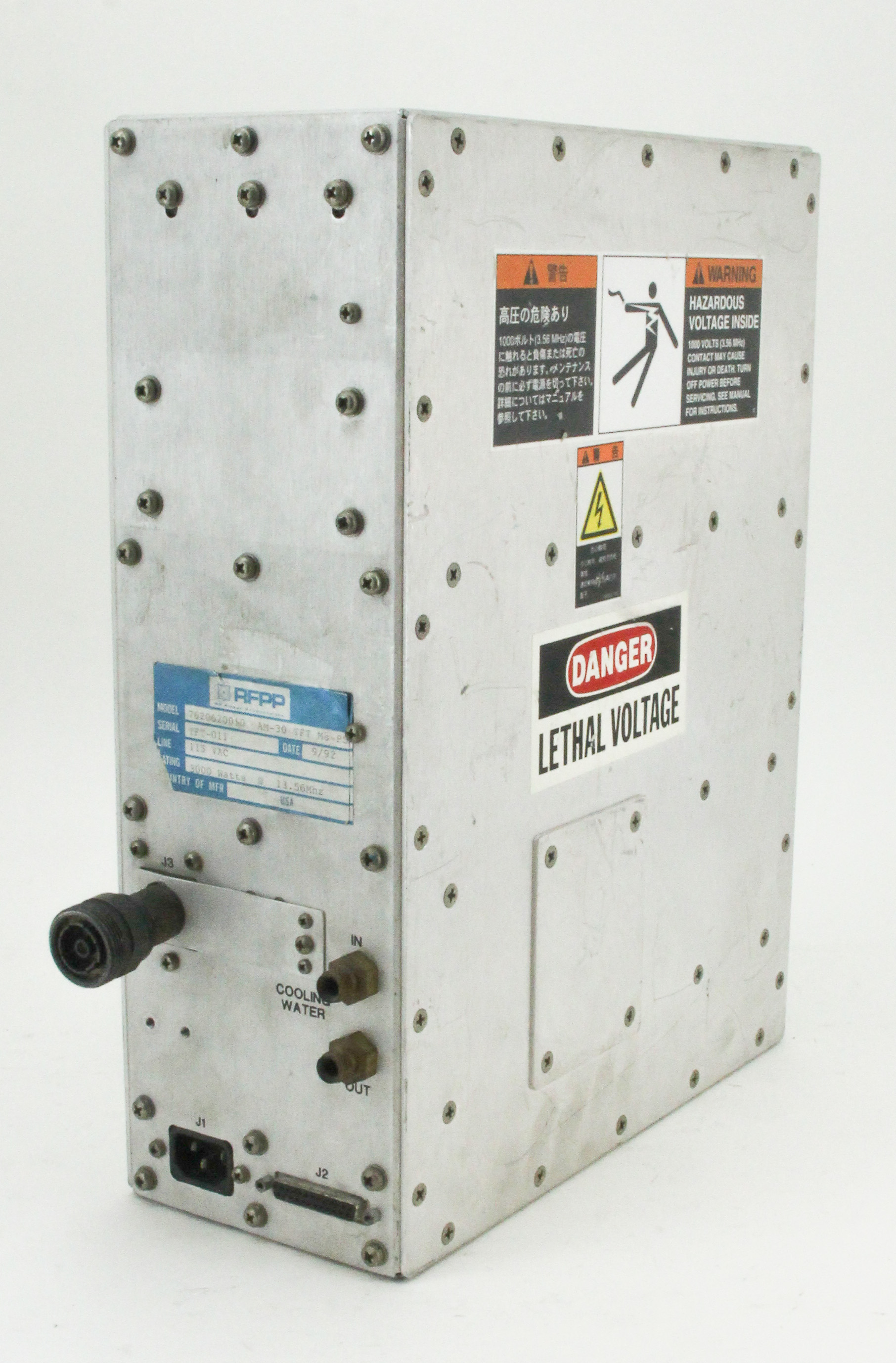 リクエストパネル 10858 RFPP RF MATCH, AM-30 TFT MS-PS,115 VAC, 3000W, 13.56MHZ